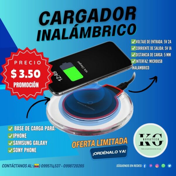 CARGAGOR INALAMBRICO IPHONE