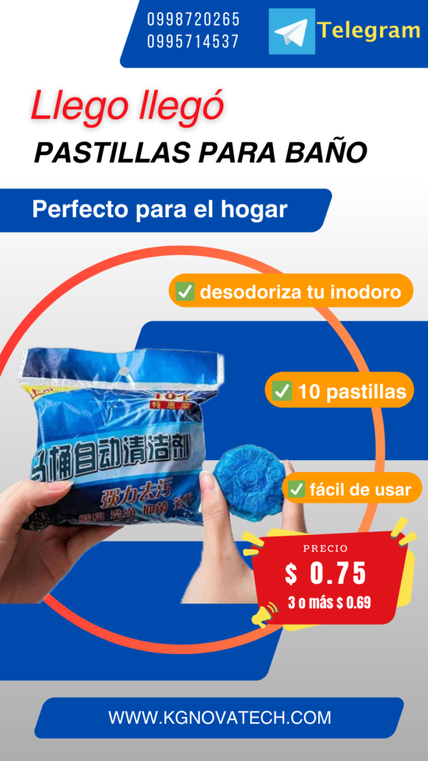 PASTILLAS DE BAÑO X10