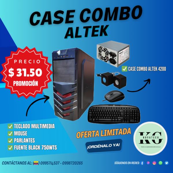 CASE COMBO ALTEK 4200 BLUE/BLACK