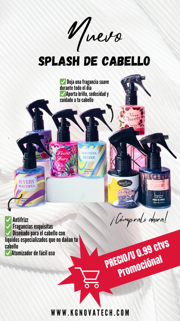 SPLASH DE CABELLO DAMA