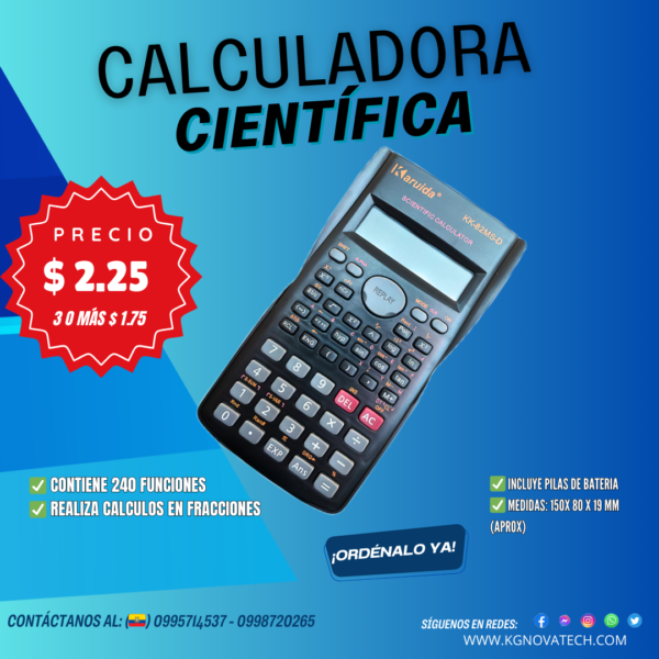 CALCULADORA CIENTIFICA