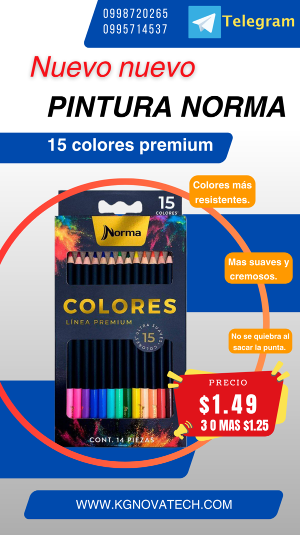COLORES NORMA LINEA PREMIUM
