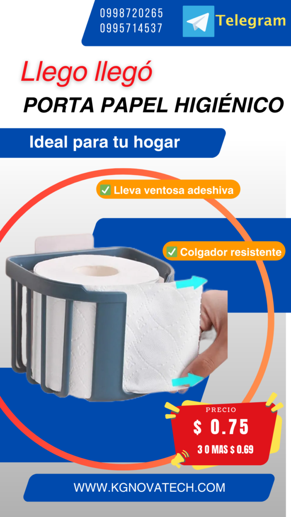 PORTA PAPEL HIGIÉNICO Y MÁS - Imagen 2