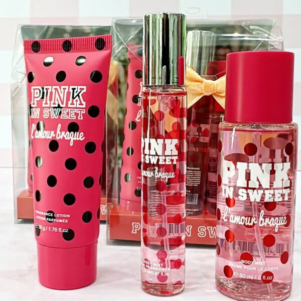 KIT X 3 PINK CREMA, PERFUME Y SPLASH - Imagen 2