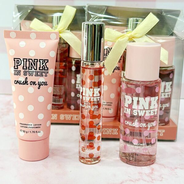 KIT X 3 PINK CREMA, PERFUME Y SPLASH - Imagen 5