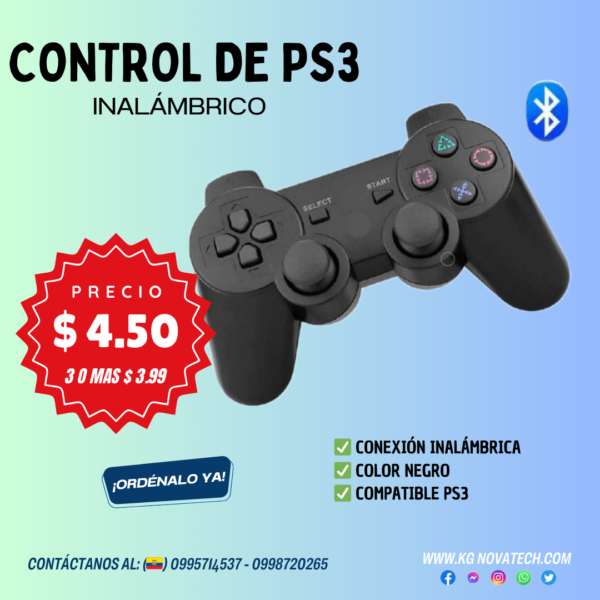 MANDO INALÁMBRICO GENÉRICO PS3