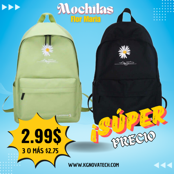 MOCHILA FLOR MARIA