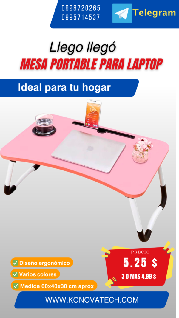 MESA PORTABLE PARA LAPTOP