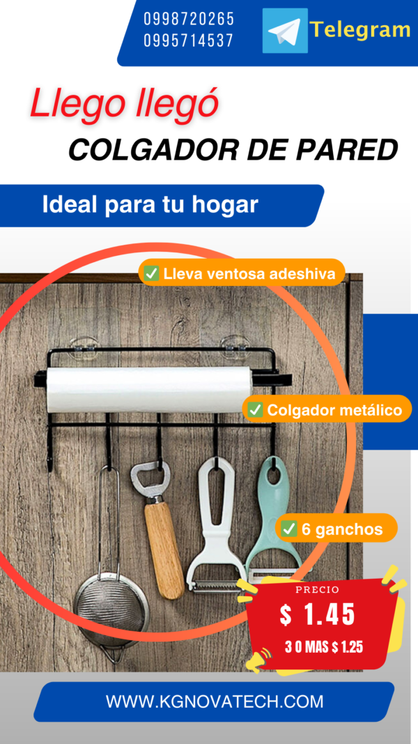 COLGADOR DE PARED