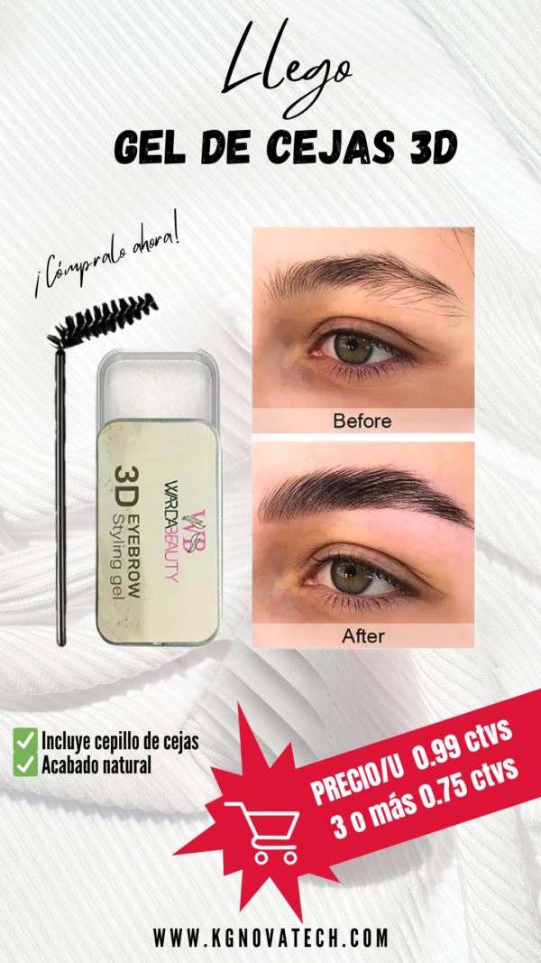 GEL DE CEJAS + CEPILLO