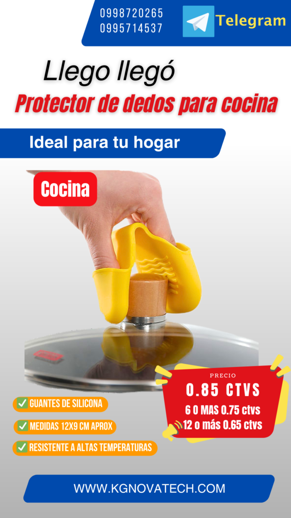 PROTECTOR DE DEDOS PARA COCINA - Imagen 3