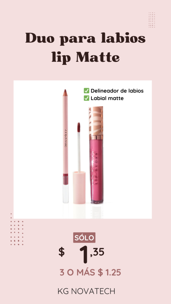 DUO PARA LABIOS  LIP MATTE - Imagen 3