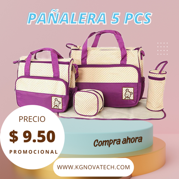 PAÑALERA 5 PCS - Imagen 2