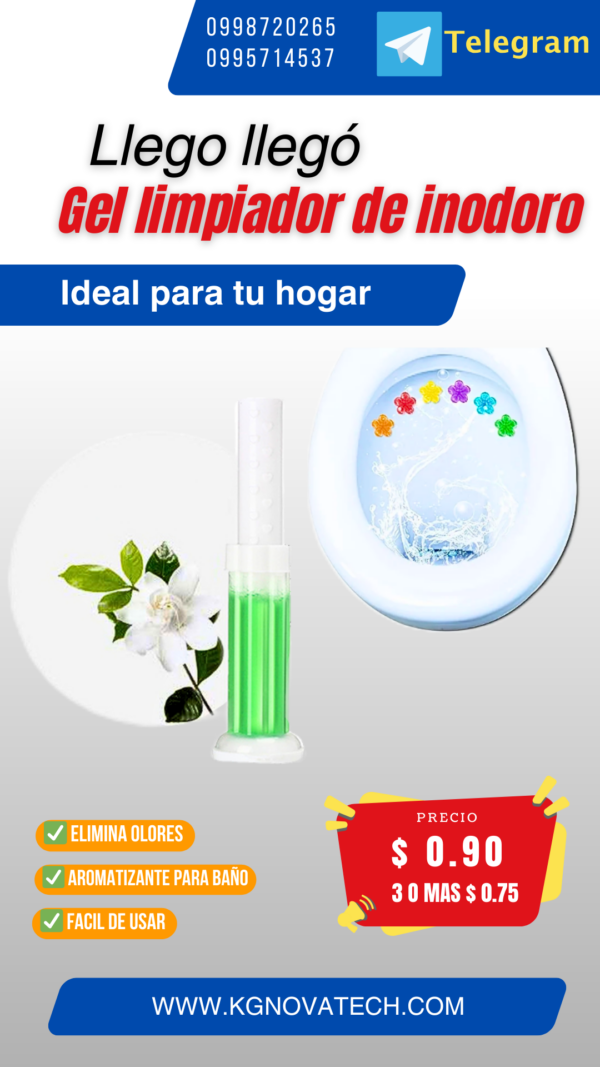 GEL AROMATIZANTE PARA INODORO - Imagen 2