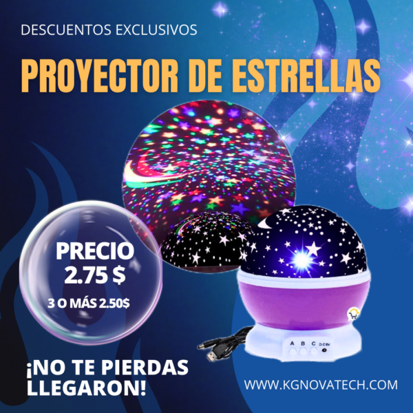 MINI PROYECTOR DE ESTRELLAS - Imagen 2