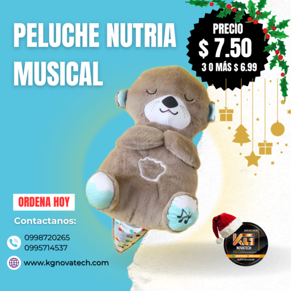 PELUCHE NUTRIA MUSICAL