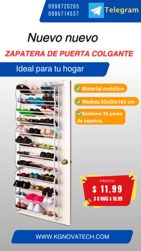 ZAPATERA DE PUERTA COLGANTE - Imagen 2