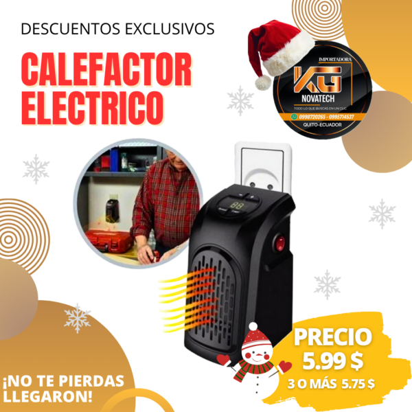 CALEFACTOR ELÉCTRICO - Imagen 2