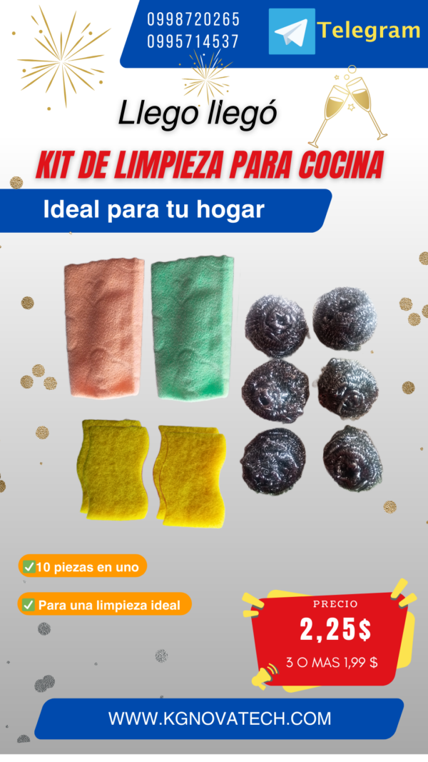 SET DE LIMPIEZA PARA COCINA - Imagen 2