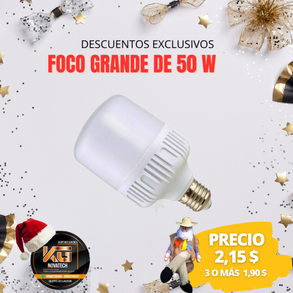 FOCO LED GRANDE 50W - Imagen 2