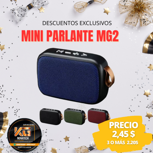 MINI PARLANTE INALÁMBRICO MG2 - Imagen 2