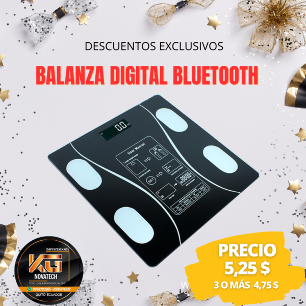 BALANZA DIGITAL BLUETOOTH - Imagen 2