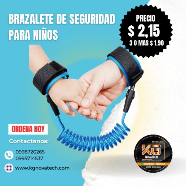 BRAZALETE DE SEGURIDAD PARA NIÑOS - Imagen 2