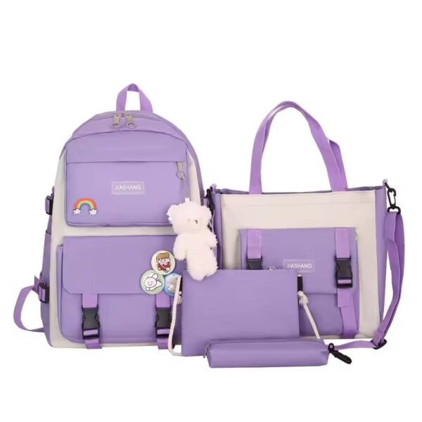 MOCHILA KAWAII X 4 PIEZAS - Imagen 4