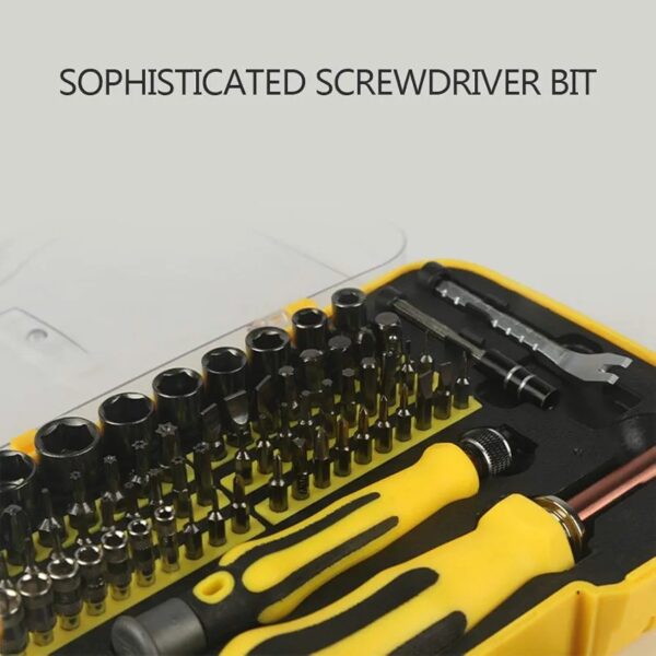 KIT. DE DESTORNILLADORES 69 PCS